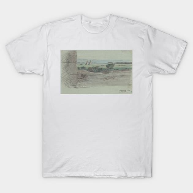 Nile Journey,No. 15 by Elihu Vedder T-Shirt by Classic Art Stall